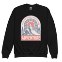 Adventure - Mountain Climbing Youth Crew Neck Sweatshirt