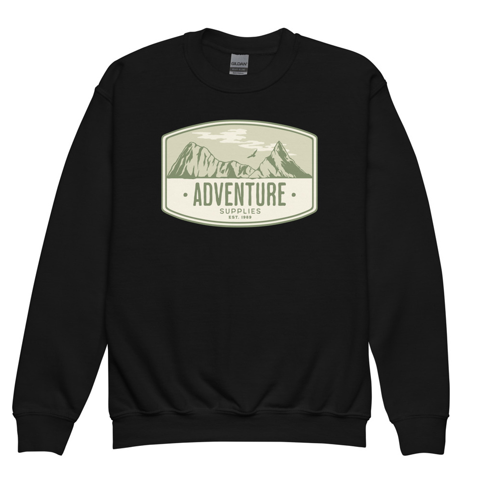 Adventure Supplies - Mountain Youth Crew Neck Sweatshirt