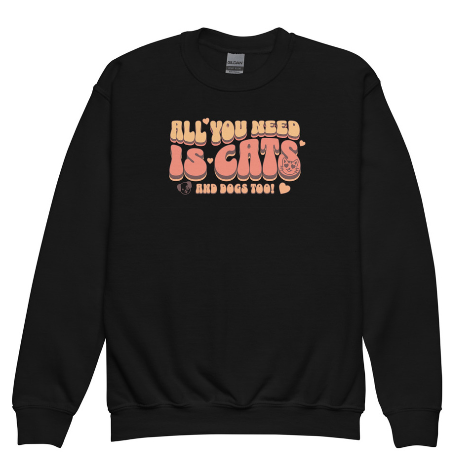 All You Need Youth Crew Neck Sweatshirt