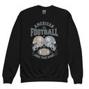 American All Star Football - Sports Helmet Youth Crew Neck Sweatshirt