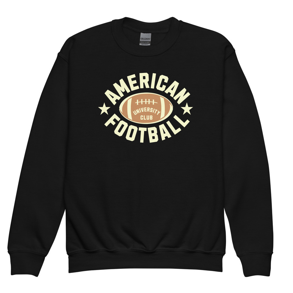 American Football - Athletic Sports Youth Crew Neck Sweatshirt