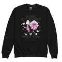 Anywhere With You - Typographic Cartoon Streetwear Youth Crew Neck Sweatshirt