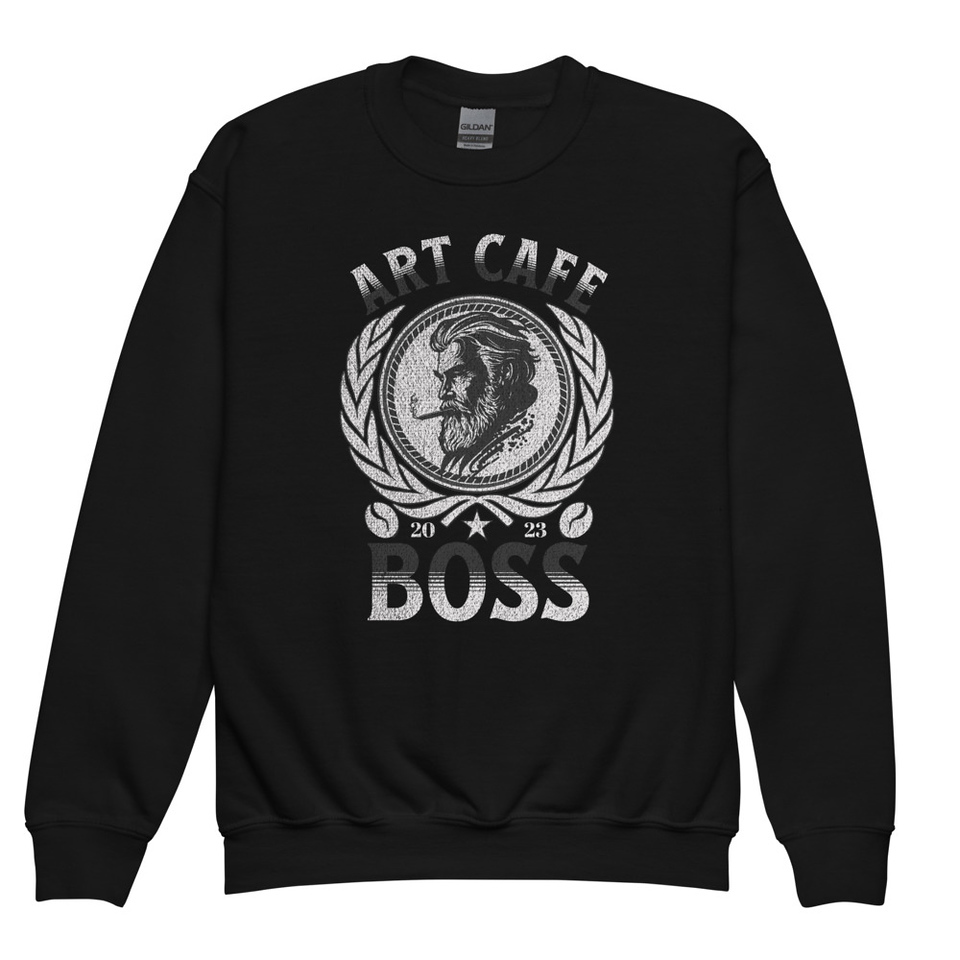 ART CAFE - BOSS Youth Crew Neck Sweatshirt