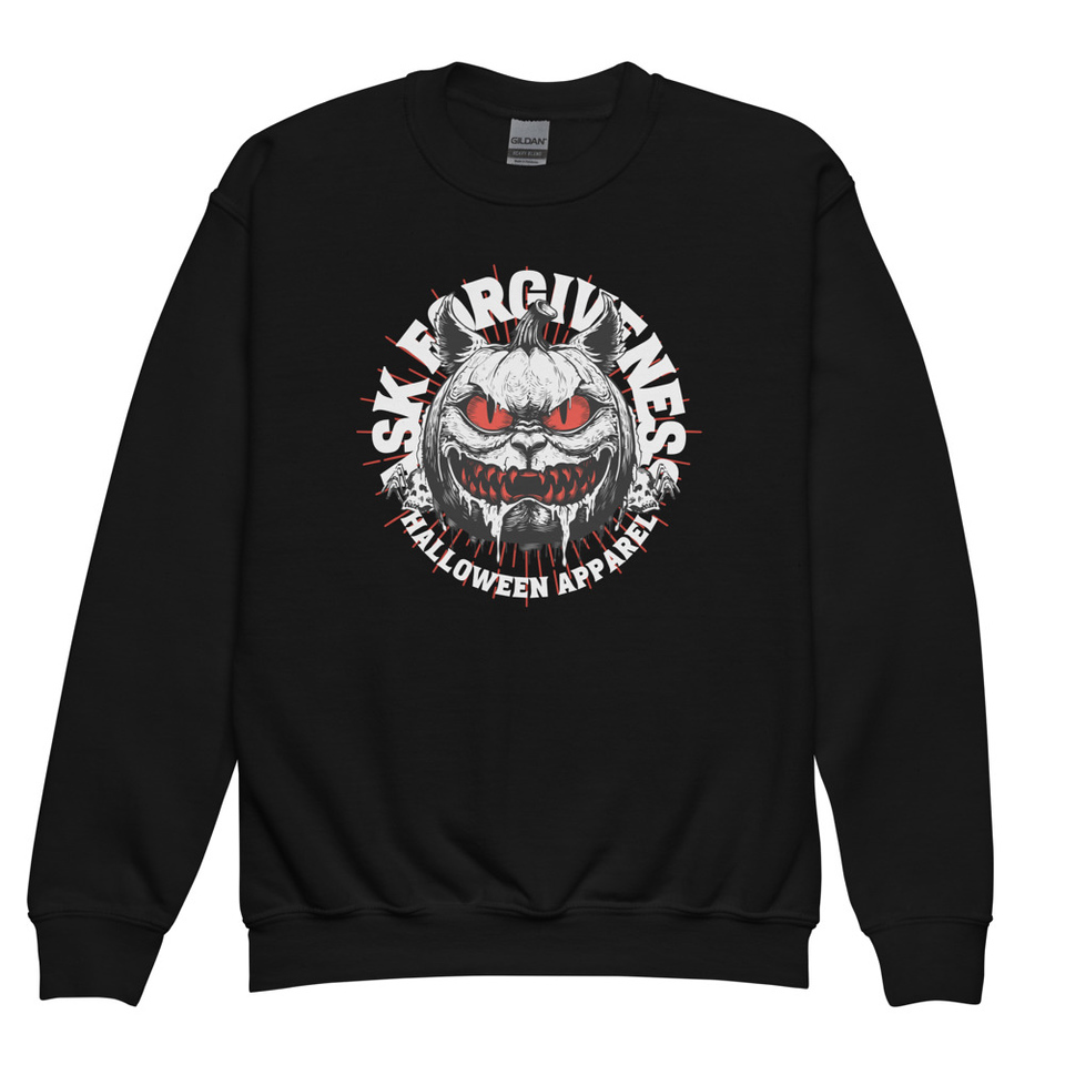 Ask Forgiveness Youth Crew Neck Sweatshirt