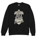 August 1973 - 50 Years Of Being Fantastic Youth Crew Neck Sweatshirt