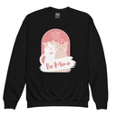Be Mine - Cute Cat Couple Youth Crew Neck Sweatshirt