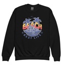 Beach Life Best Life Youth Crew Neck Sweatshirt
