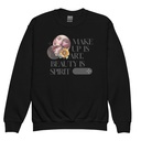 Beauty is Spirit Youth Crew Neck Sweatshirt