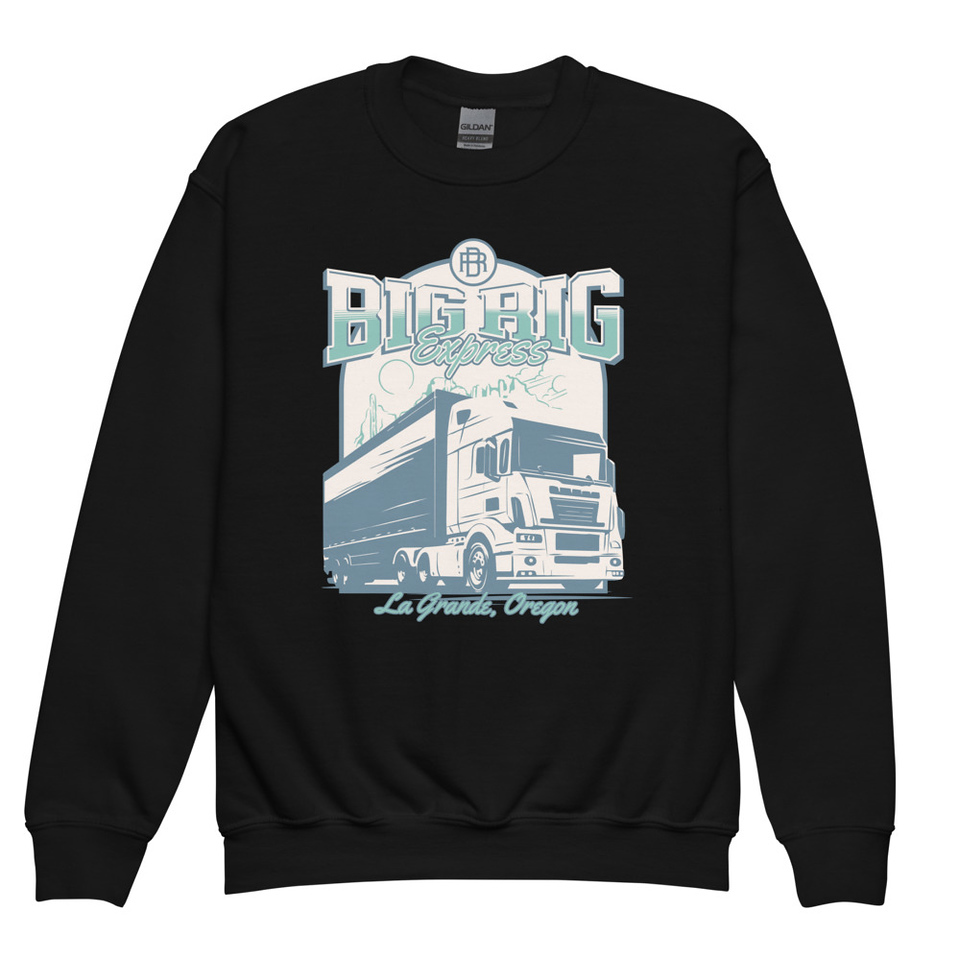 Big Rig Express Youth Crew Neck Sweatshirt