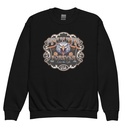 biker forever Youth Crew Neck Sweatshirt