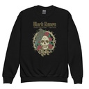 Black Raven Tattoo - Skull & Thorns Youth Crew Neck Sweatshirt