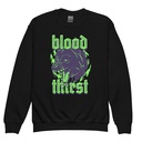 Blood Thirst - Neon Dog Youth Crew Neck Sweatshirt