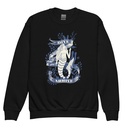 Blue Mermaid - Nautical Youth Crew Neck Sweatshirt