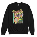 Born 2 Skate - Retro Skeleton Youth Crew Neck Sweatshirt