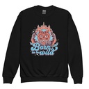 Born to be Wild - Tiger Youth Crew Neck Sweatshirt