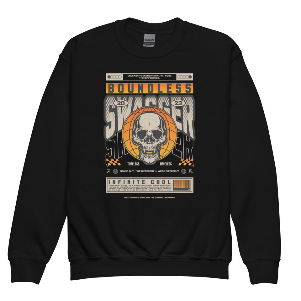 Boundless Swagger Youth Crew Neck Sweatshirt
