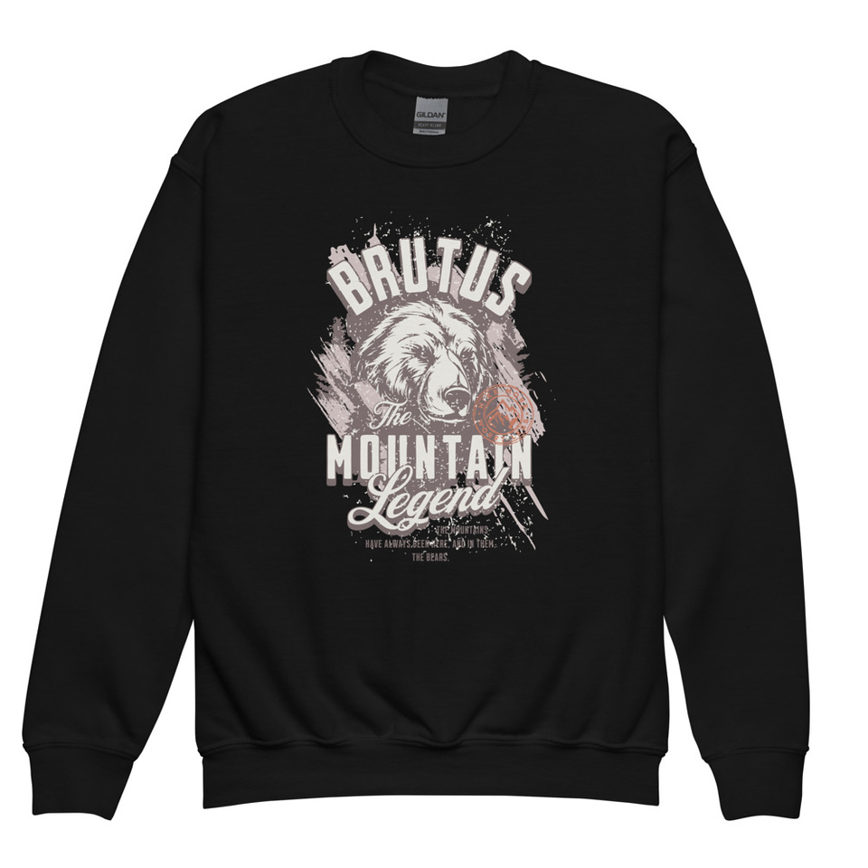 Brutus Mountain Legend Youth Crew Neck Sweatshirt