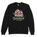 Campervan Community - Outdoor Adventure Youth Crew Neck Sweatshirt