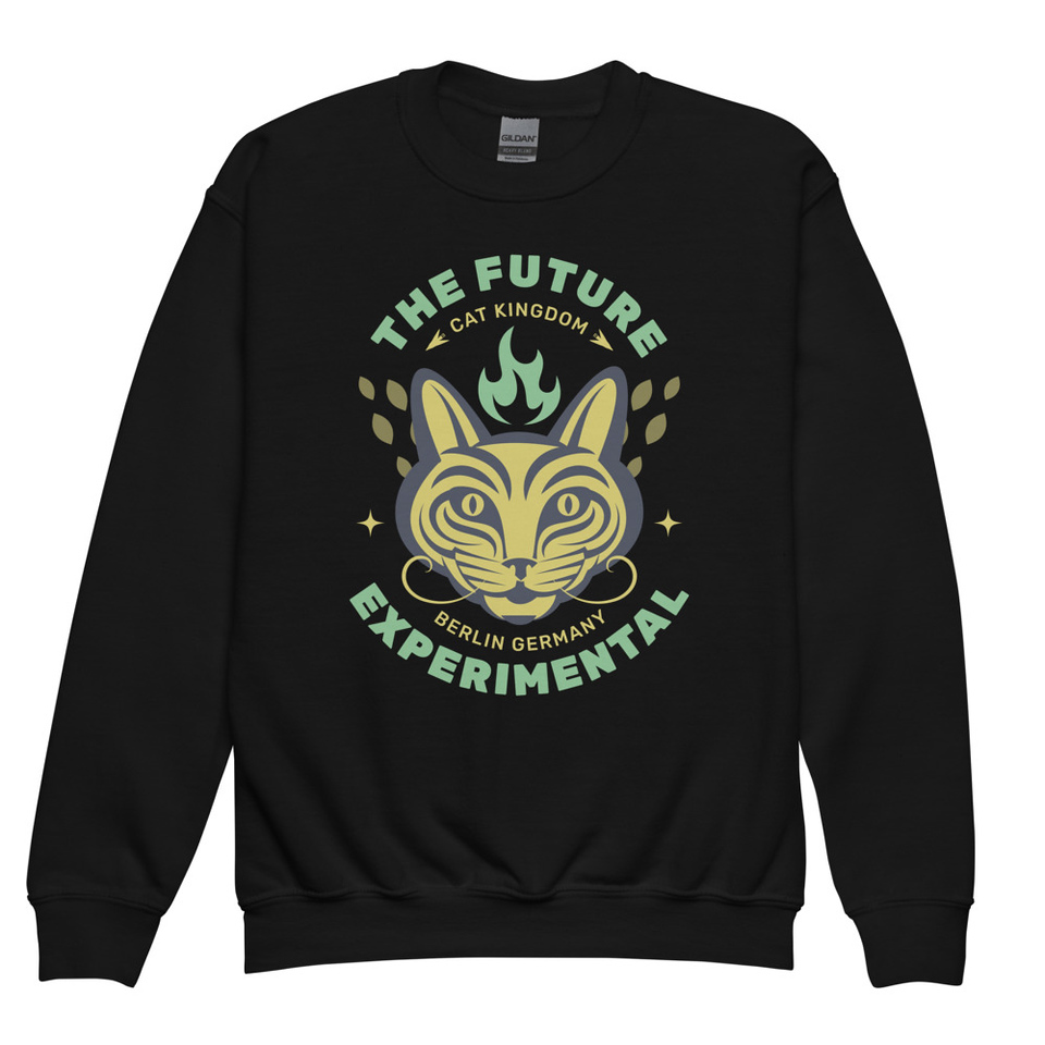 Cat Kingdom Berlin - Animal Youth Crew Neck Sweatshirt