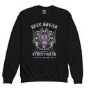 Cerberus Hell Hound Streetwear - Dark Aesthetic Youth Crew Neck Sweatshirt