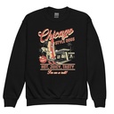 Chicago Style Hot Dogs Youth Crew Neck Sweatshirt