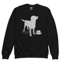 Coffee Dog Youth Crew Neck Sweatshirt
