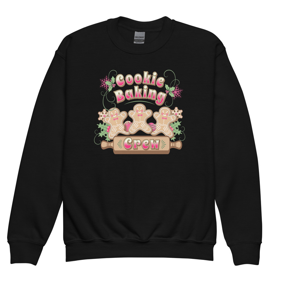 Cookie Baking Crew Youth Crew Neck Sweatshirt