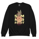 Cool Pineapple - Tropical Fruit Youth Crew Neck Sweatshirt