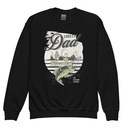 Coolest Dad Youth Crew Neck Sweatshirt