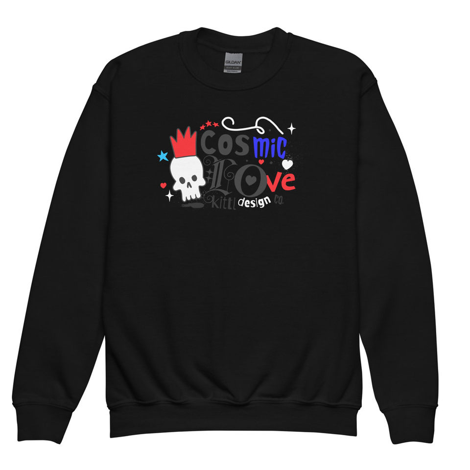 Cosmic Love Youth Crew Neck Sweatshirt