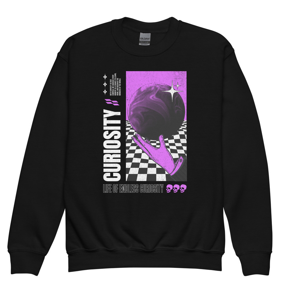 Curiosity Streetwear Youth Crew Neck Sweatshirt