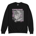 Cyborg - Y2k Style Youth Crew Neck Sweatshirt