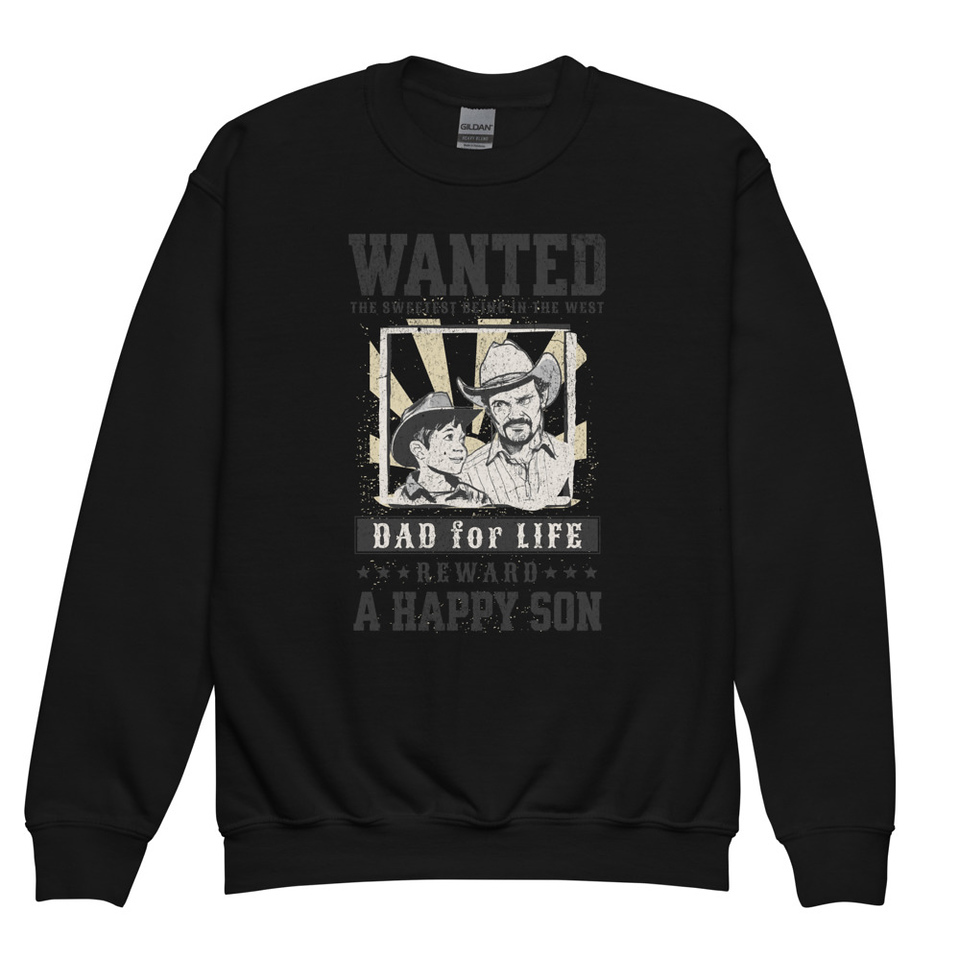 Dad Wanted Youth Crew Neck Sweatshirt