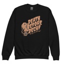 Death Before Decaf - Coffee Youth Crew Neck Sweatshirt