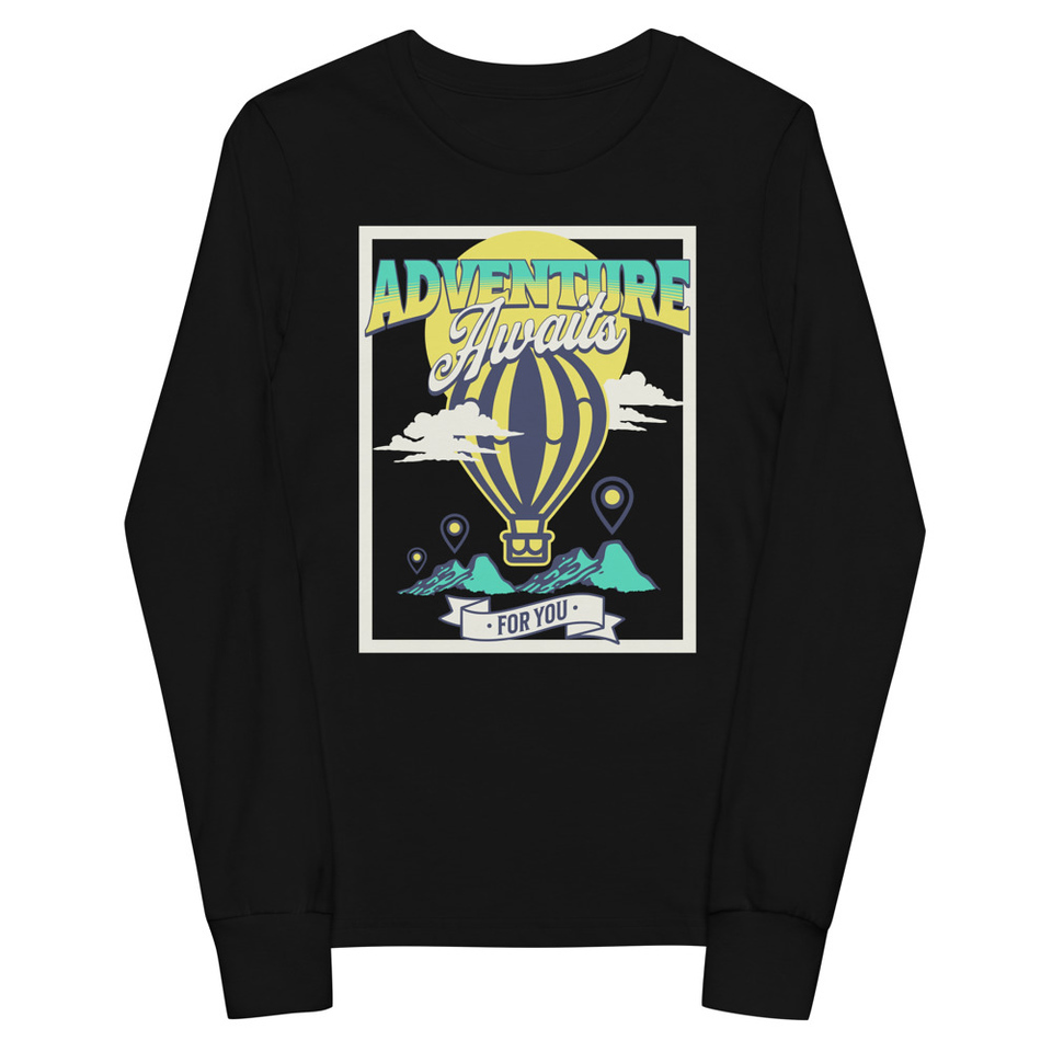 Adventure Awaits Youth Long Sleeve Tee