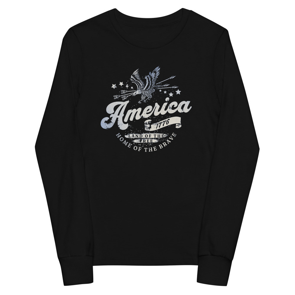 America 1776 Youth Long Sleeve Tee