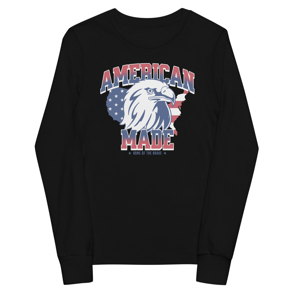 American Made Youth Long Sleeve Tee