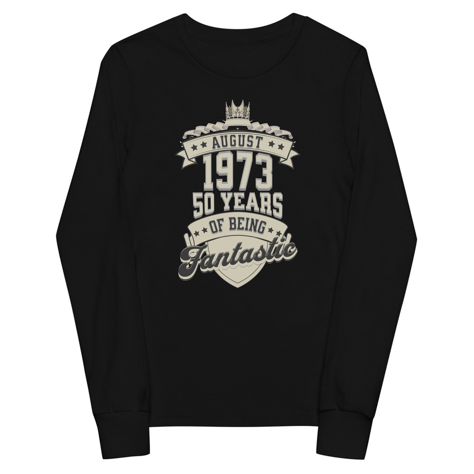 August 1973 - 50 Years Of Being Fantastic Youth Long Sleeve Tee