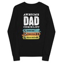 Awesome Dad Checklist Youth Long Sleeve Tee