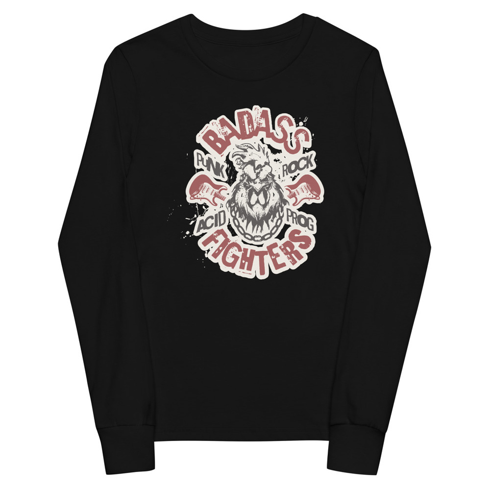 Badass Fighters Youth Long Sleeve Tee