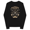 Barber Shop Cuts & Shaves - Scissor Youth Long Sleeve Tee