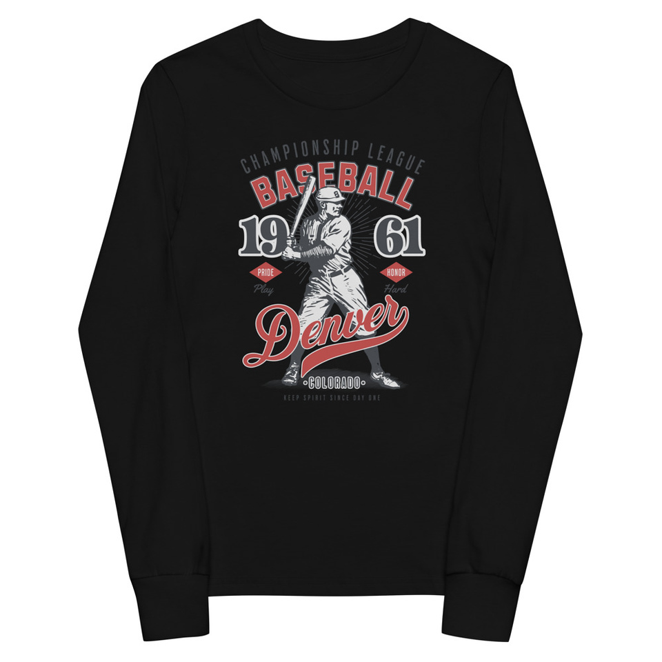 Baseball Championship League - University Sports Team Youth Long Sleeve Tee