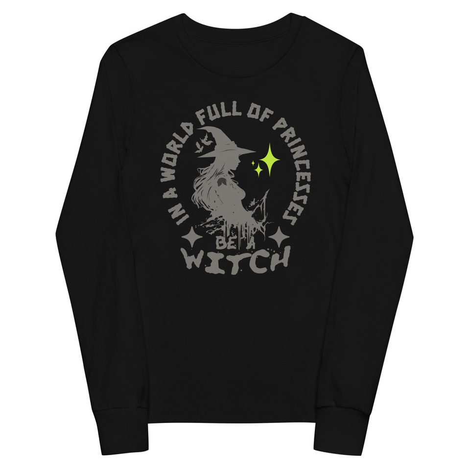 Be A Witch Youth Long Sleeve Tee
