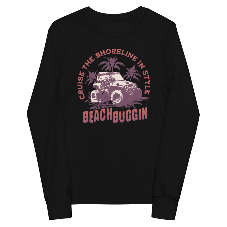 BEACH BUGGIN Youth Long Sleeve Tee