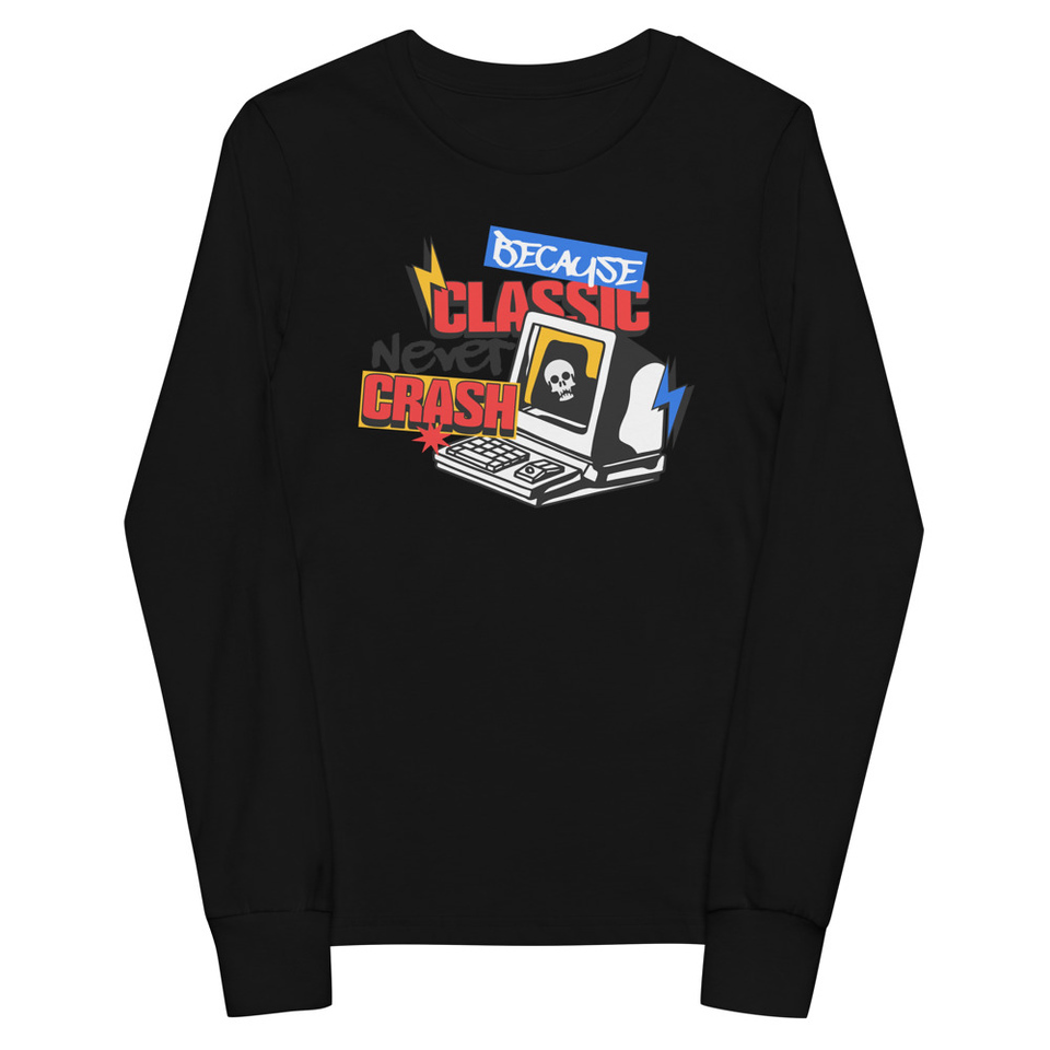 Because Classic Never Crash Youth Long Sleeve Tee