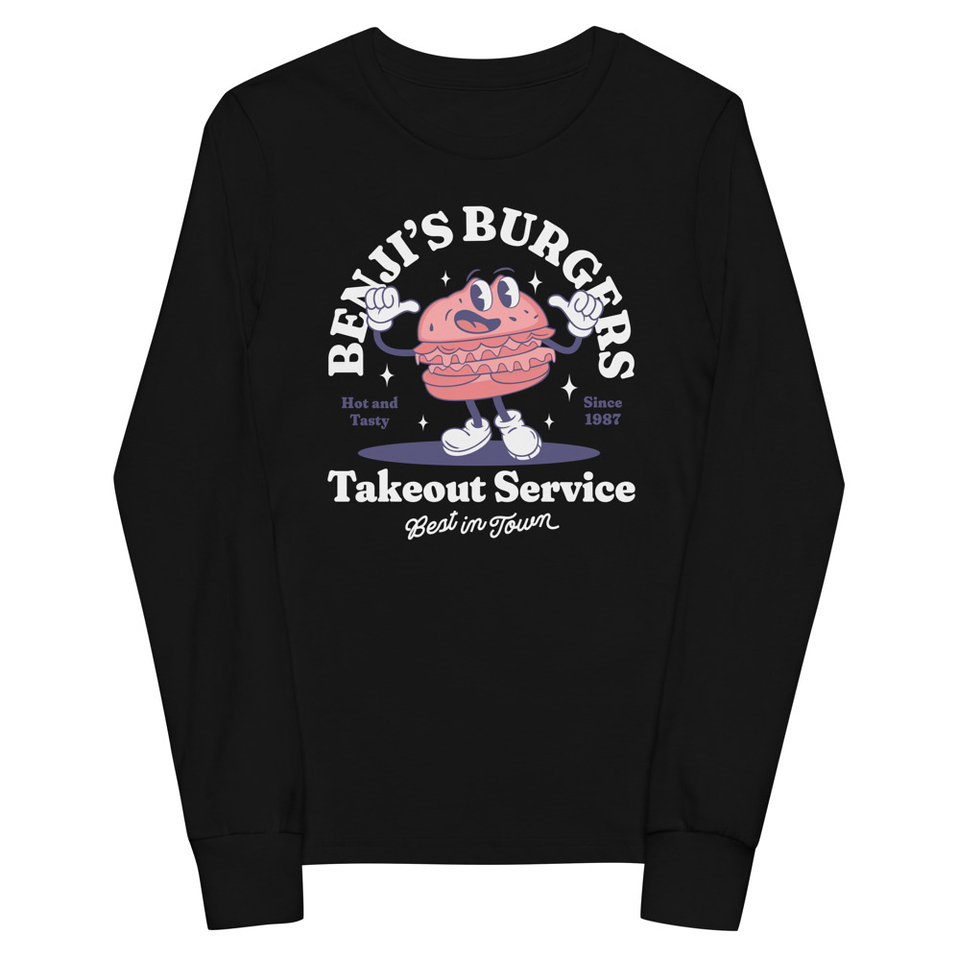 Benji's Burgers - Fast Food Youth Long Sleeve Tee