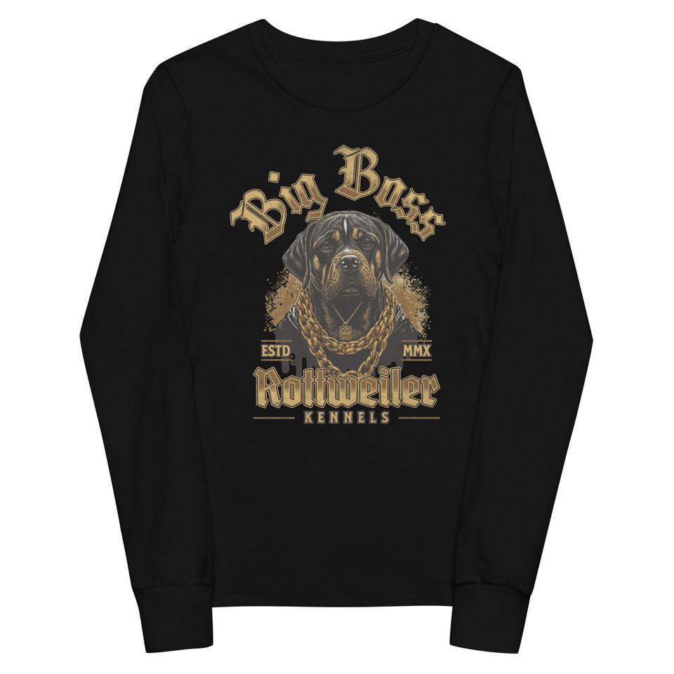 Big Boss Kennels Youth Long Sleeve Tee