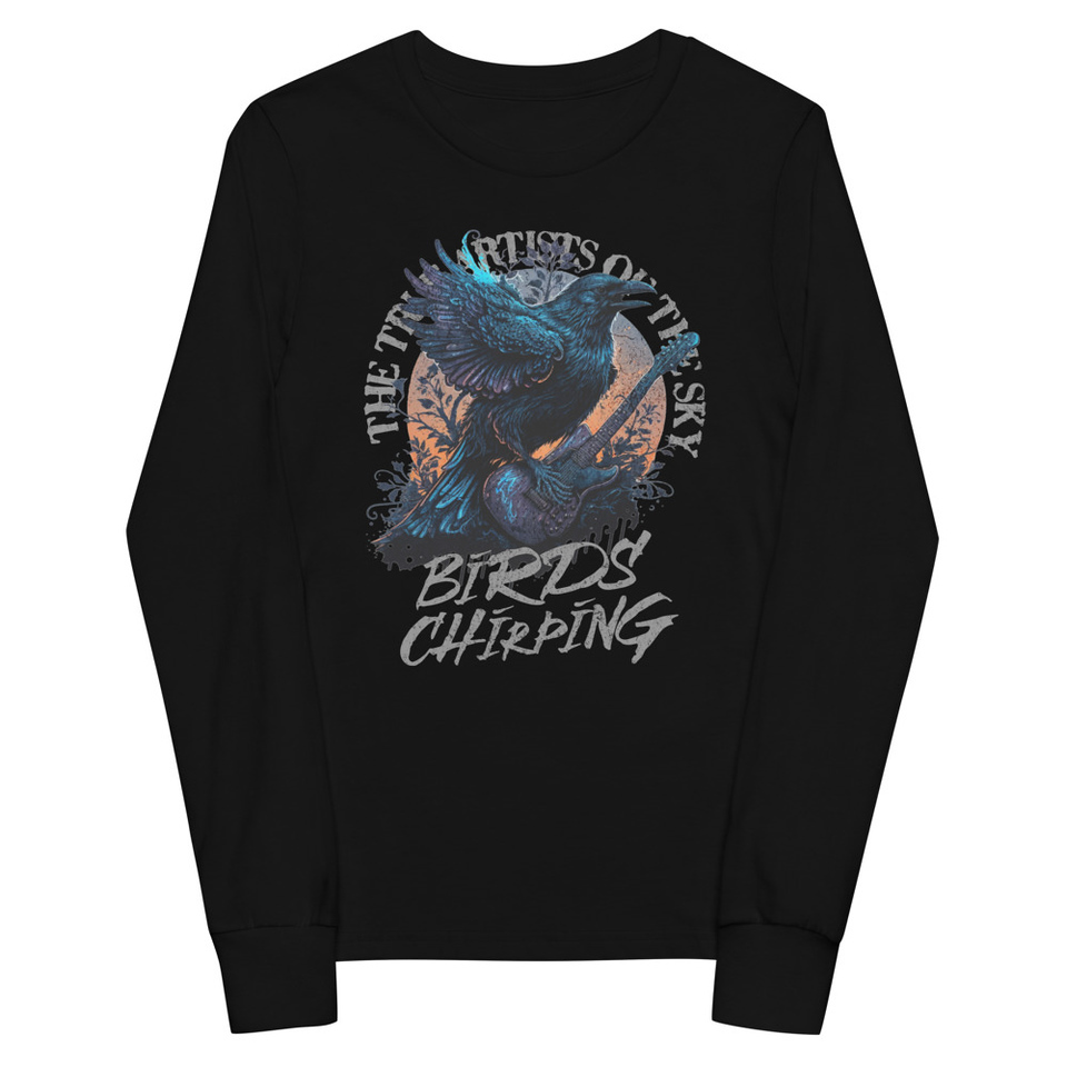 Birds Chirping Youth Long Sleeve Tee