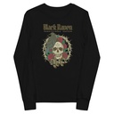 Black Raven Tattoo - Skull & Thorns Youth Long Sleeve Tee