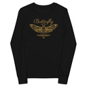 Blue Butterfly - Minimal Youth Long Sleeve Tee